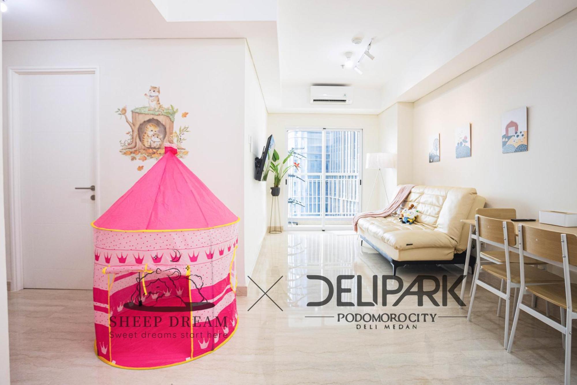 Delipark Mall Luas65meter 2kamar 2toilet Lt11 *