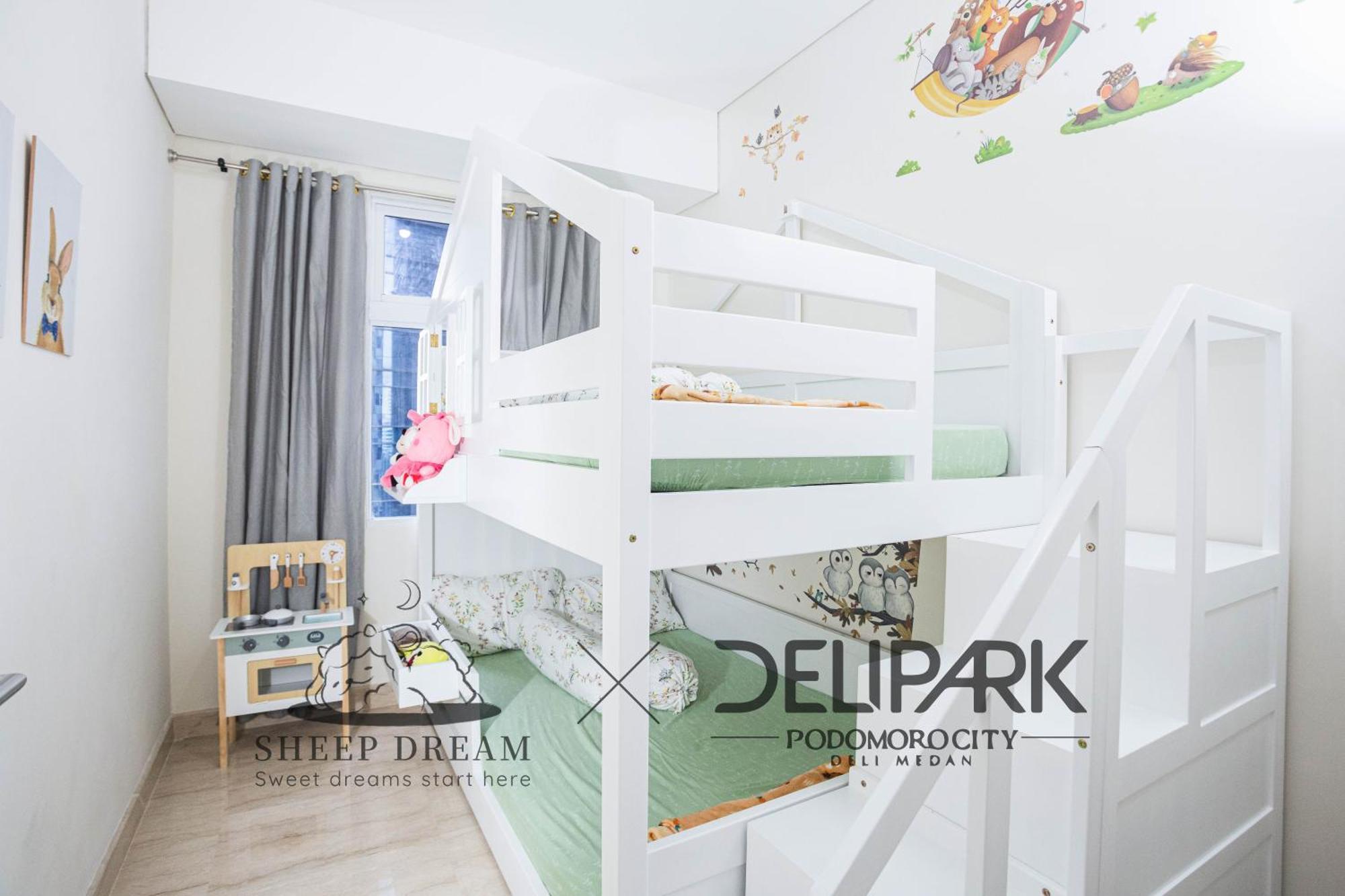 Delipark Mall Luas65meter 2kamar 2toilet Lt11 Apartemen Medan